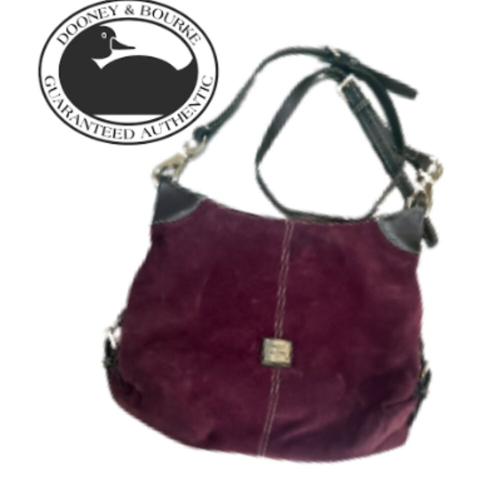 Dooney & Bourke Purple Suede Bag